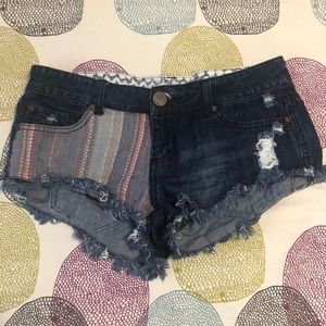 O’Neill women’s denim shorts festival low rise